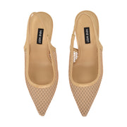 Jermain Mesh Slingback Pumps