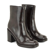 Boston Block Heel Booties