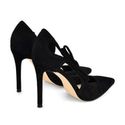 Famila Leather Bow d'Orsay Pumps