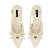 Lyrical Bow Slingback Pumps