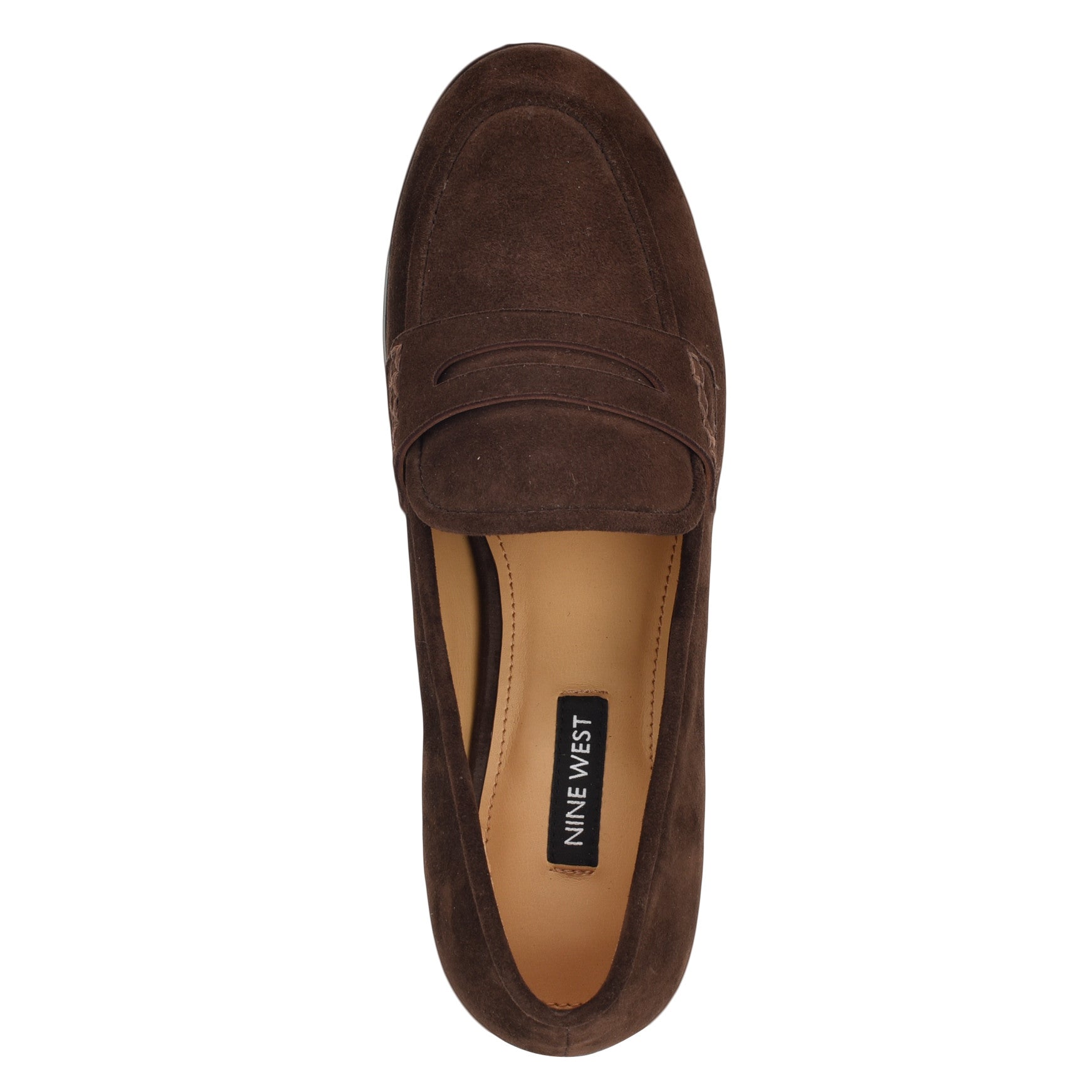 womens brown dress loafers Nine West Women's Manner Casual Leather Loafers - Suede