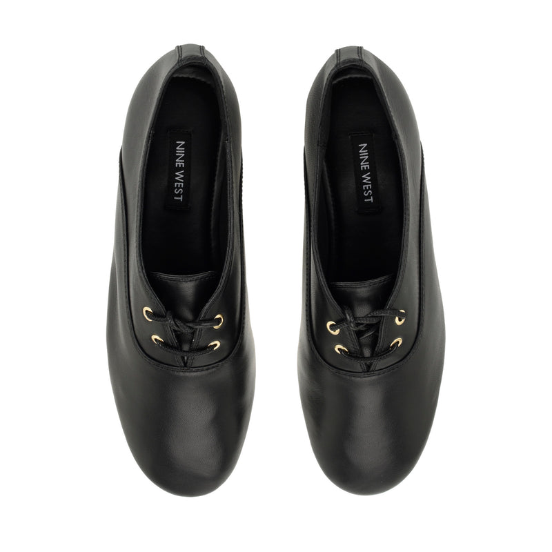 Jazzy Leather Oxford Flats