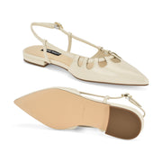 Harra Cutout Slingback Flats