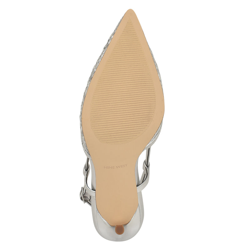 Floree Woven Slingback Pumps