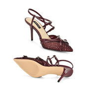 Pertee Strappy Embellished Pumps