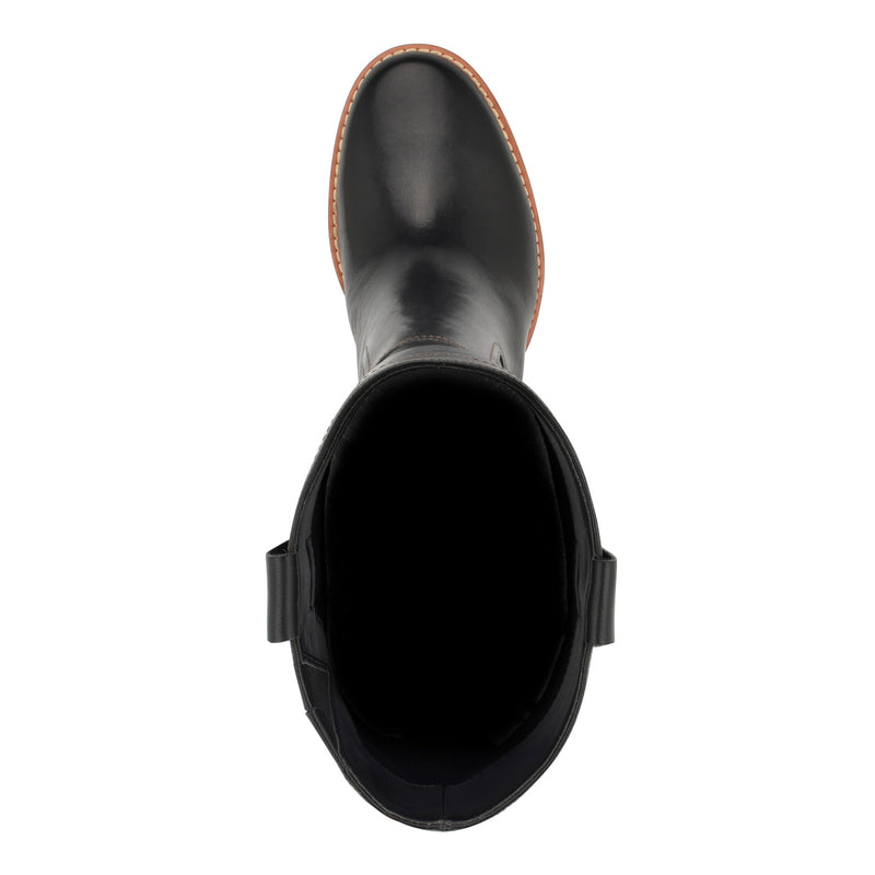 Hecee Block Heel Tailored Boots