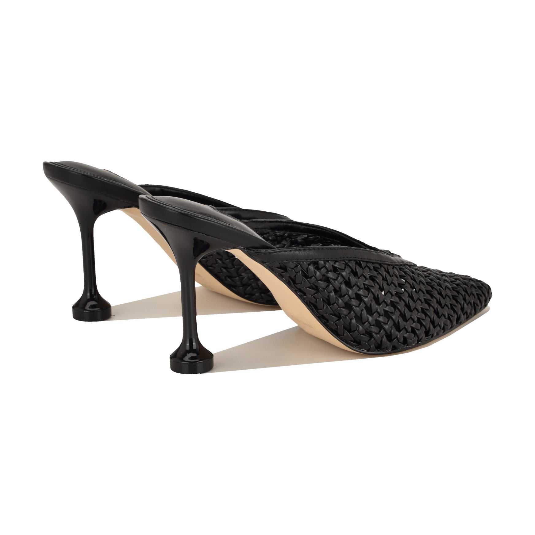 Grasso Woven Mule Pumps