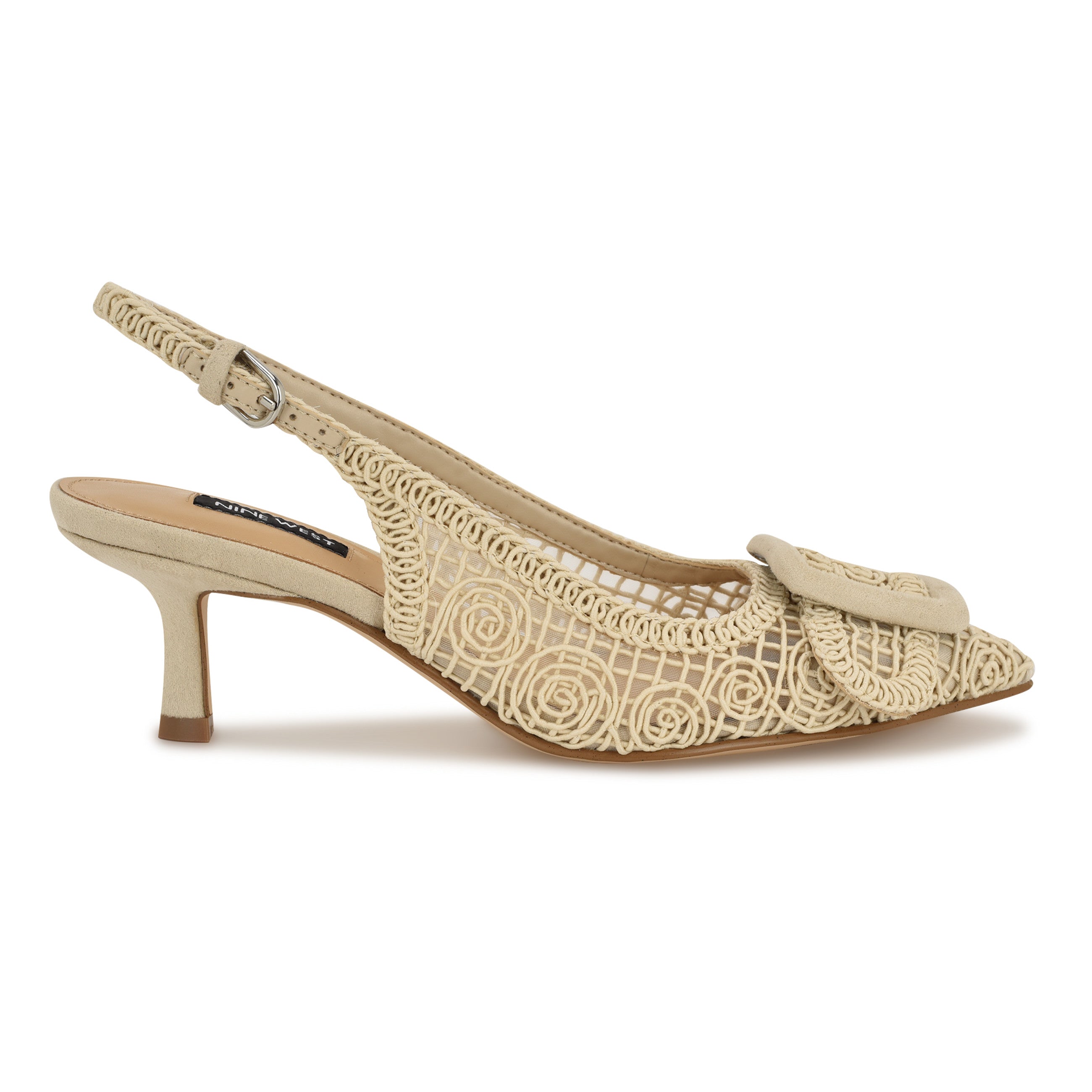 Nolla Woven Slingback Pumps