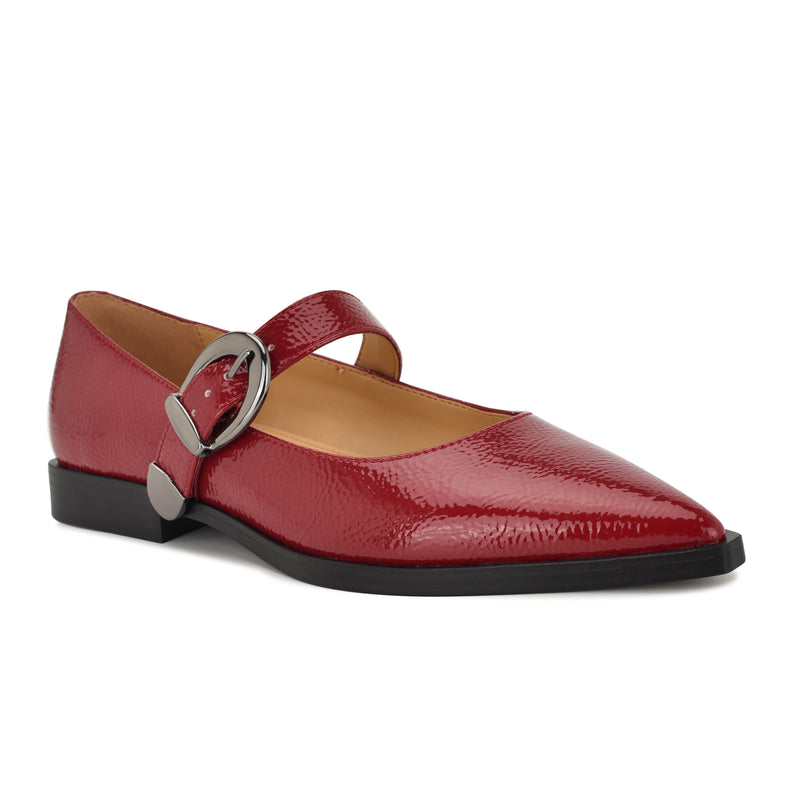 Katrel Mary Jane Pointy Toe Dress Flats