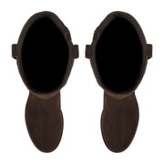 Hecee Block Heel Tailored Leather Boots