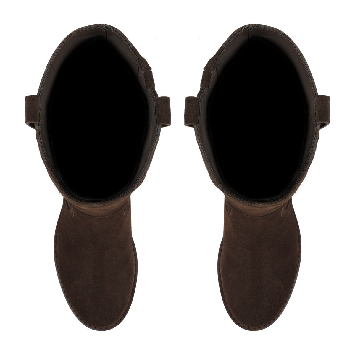 Hecee Block Heel Tailored Leather Boots