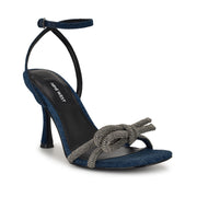 Ivid Rhinestone Bow Sandals