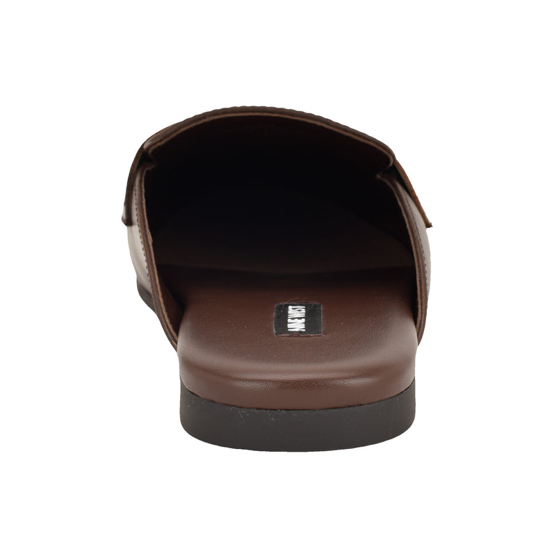 Evans Leather Loafer Mules