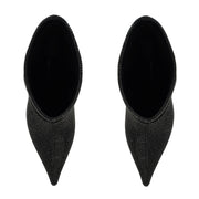 Glamsta Rhinestone Slouch Booties