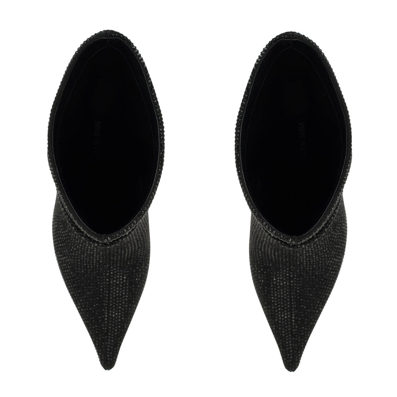 Glamsta Rhinestone Slouch Booties