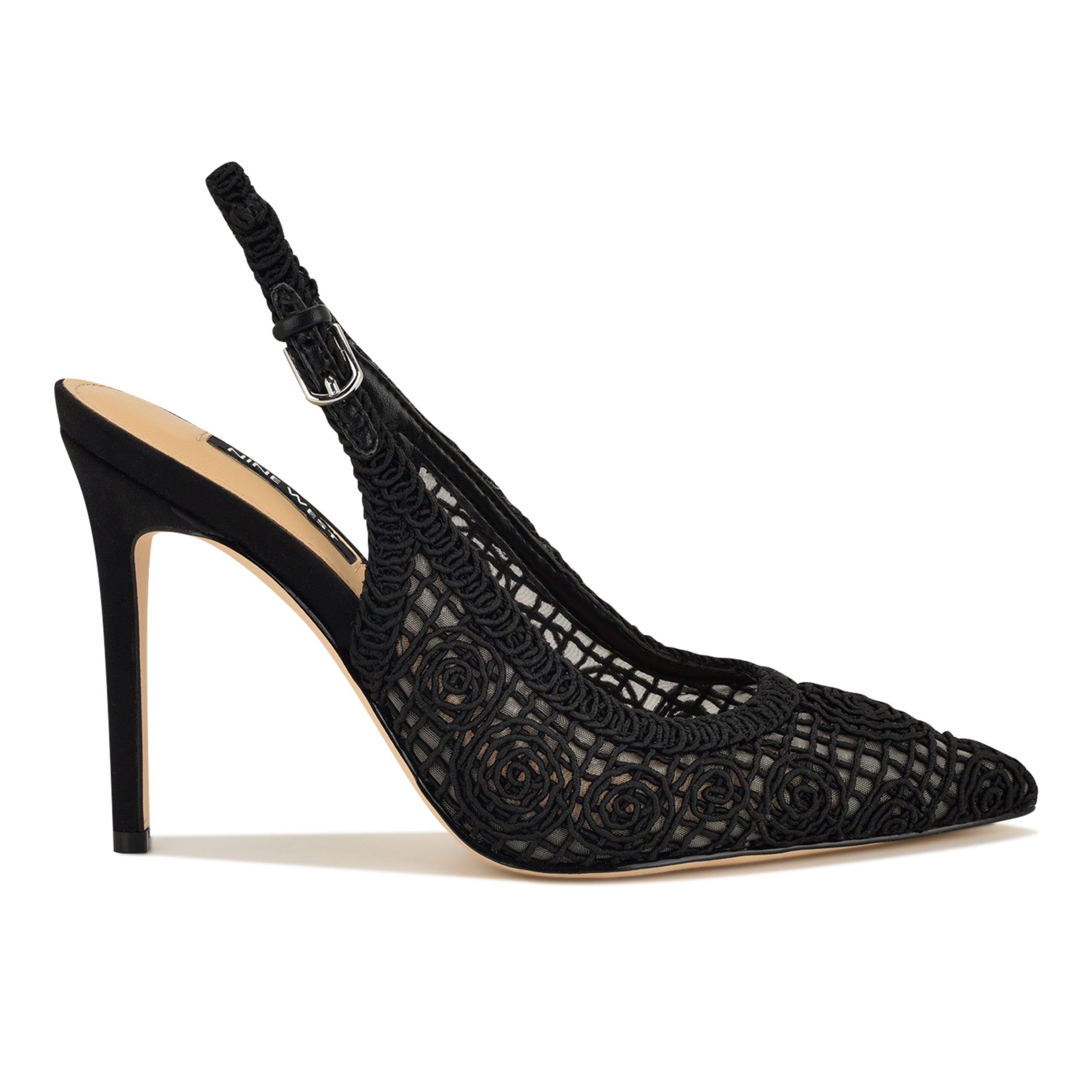 Fantels Woven Slingback Pumps