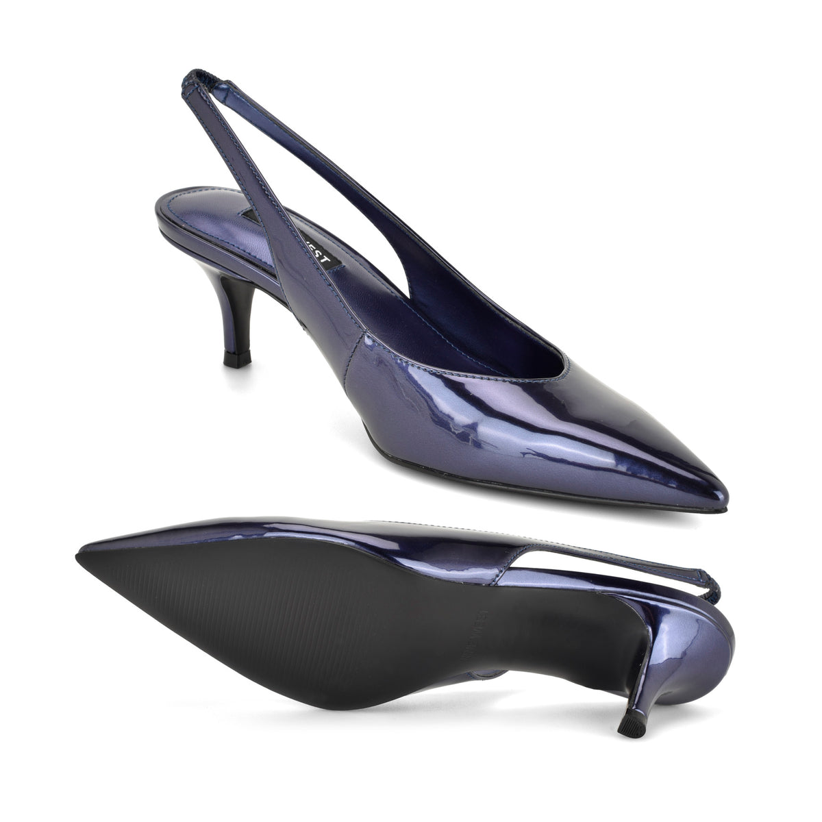 Cassy Kitten Heel Slingback Pumps