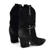 Weslie Leather Western Booties