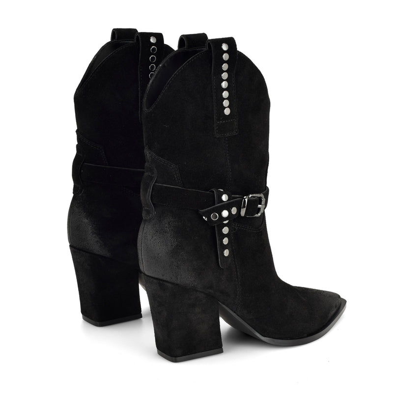 Weslie Leather Western Booties