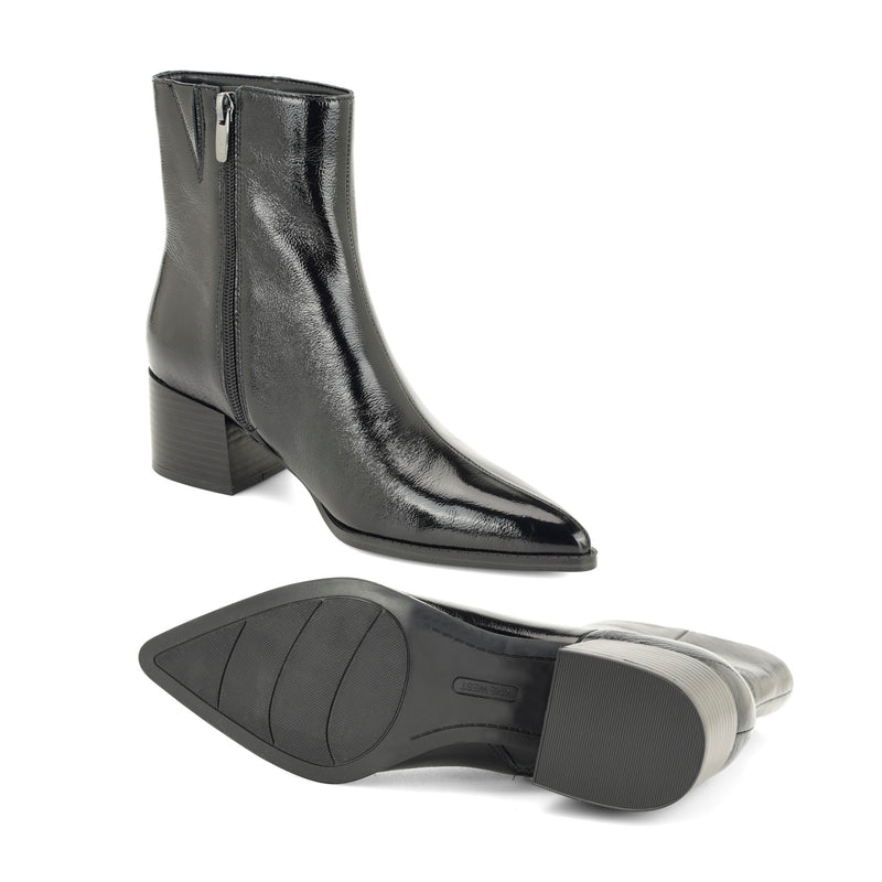 Becky Leather Booties
