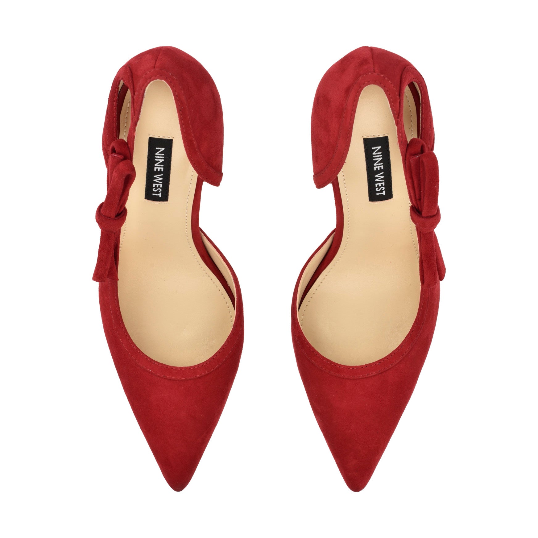Famila Leather Bow d'Orsay Pumps