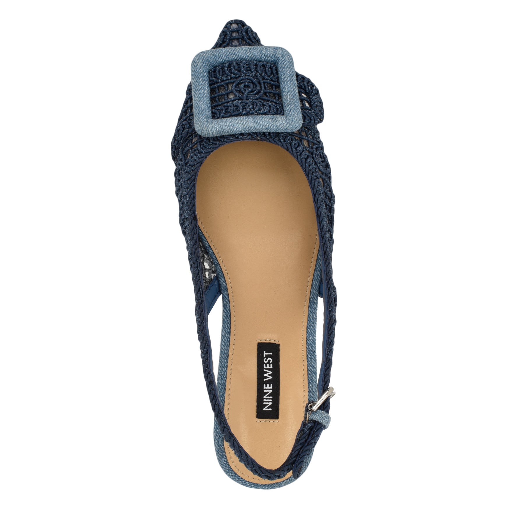 Jasser Woven Slingback Flats