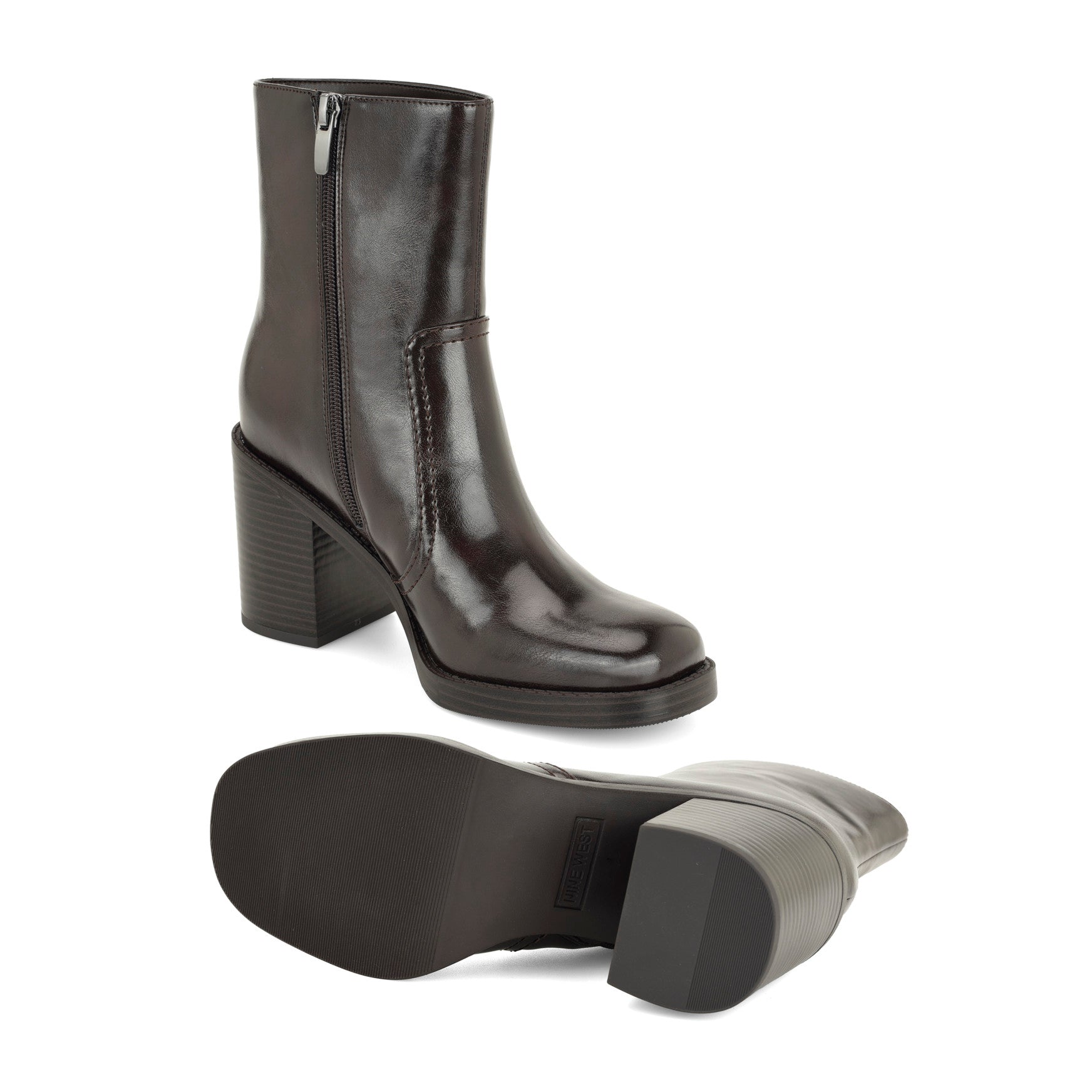 Boston Block Heel Booties