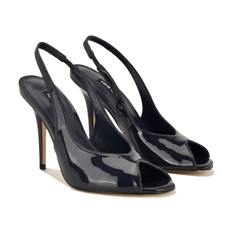 Pretta Peep Toe Slingback Pumps