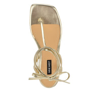Norta Ankle Wrap Thong Sandals
