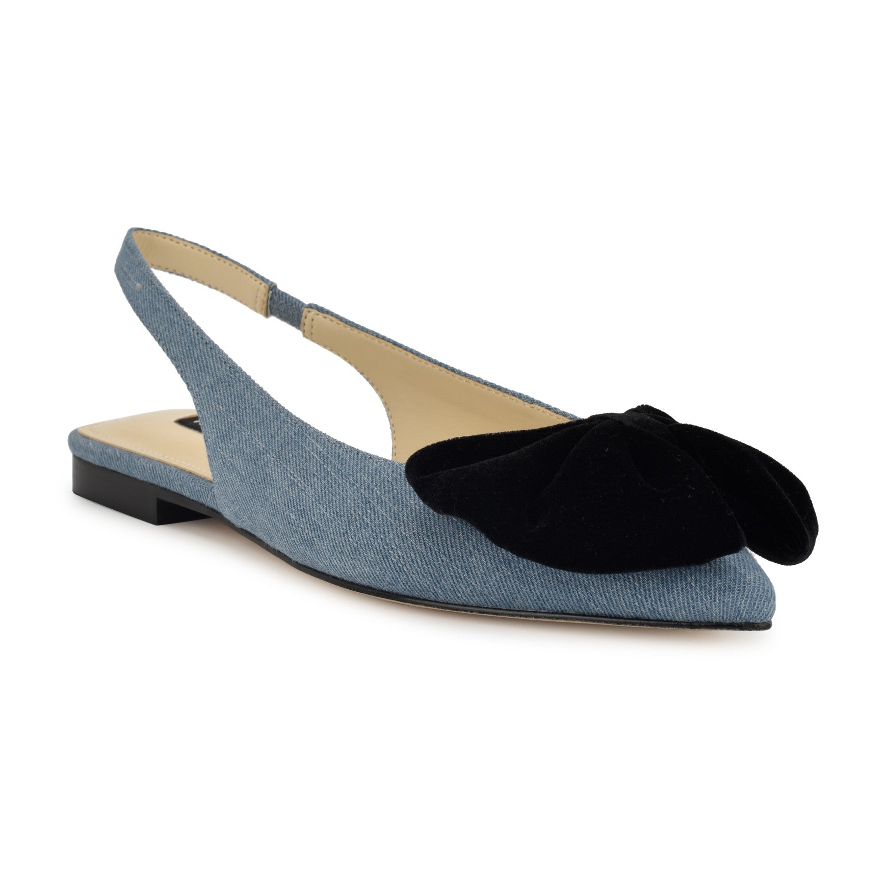 Junnie Bow Slingback Flats