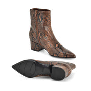 Maribu Ankle Leather Booties