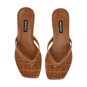 Cassa Thong Kitten Heel Sandals