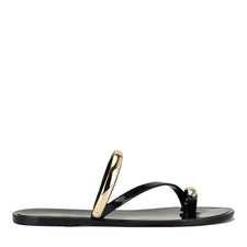 Seashell Jelly Flat Sandals