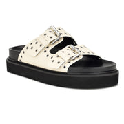 Eleny Buckle Slide Sandals