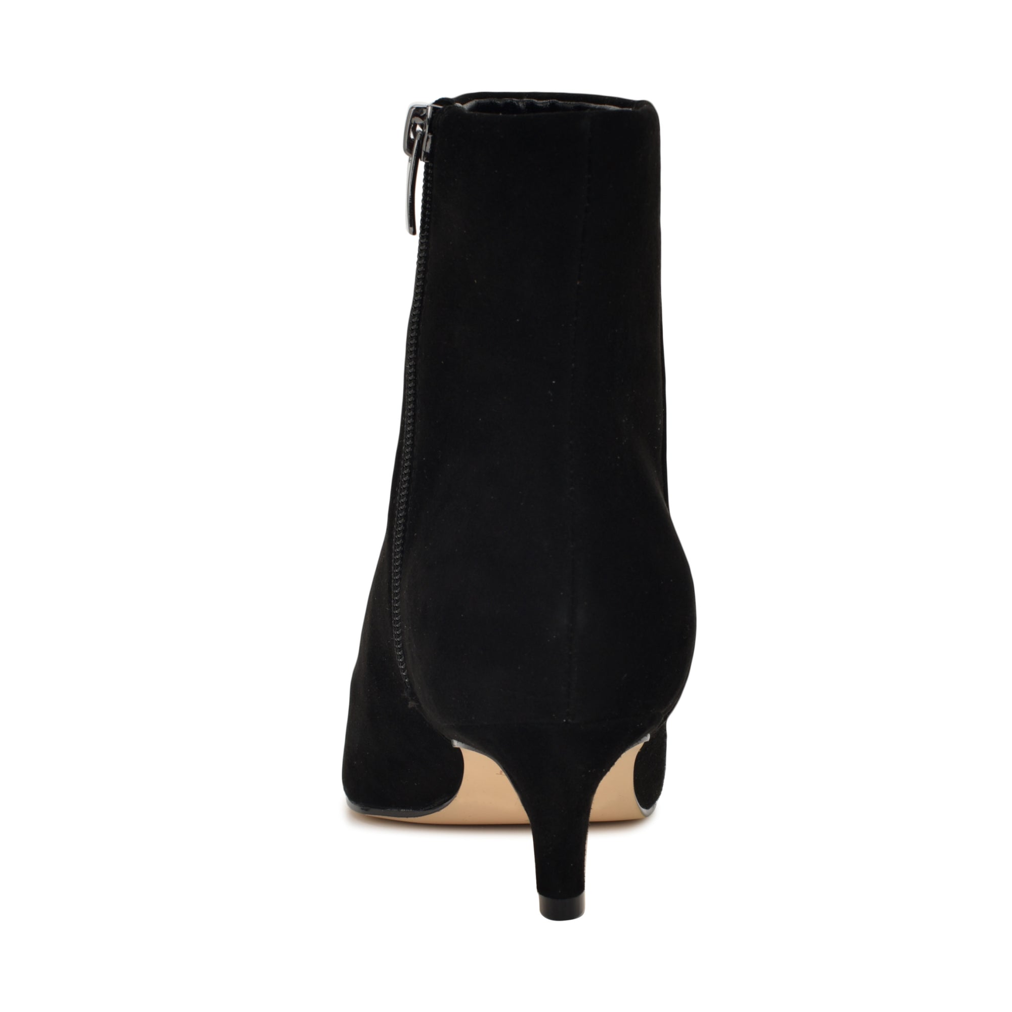 Brite Kitten Heel Ankle Leather Booties