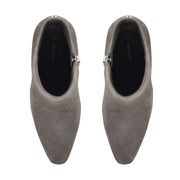 Reraye Block Heel Ankle Leather Booties