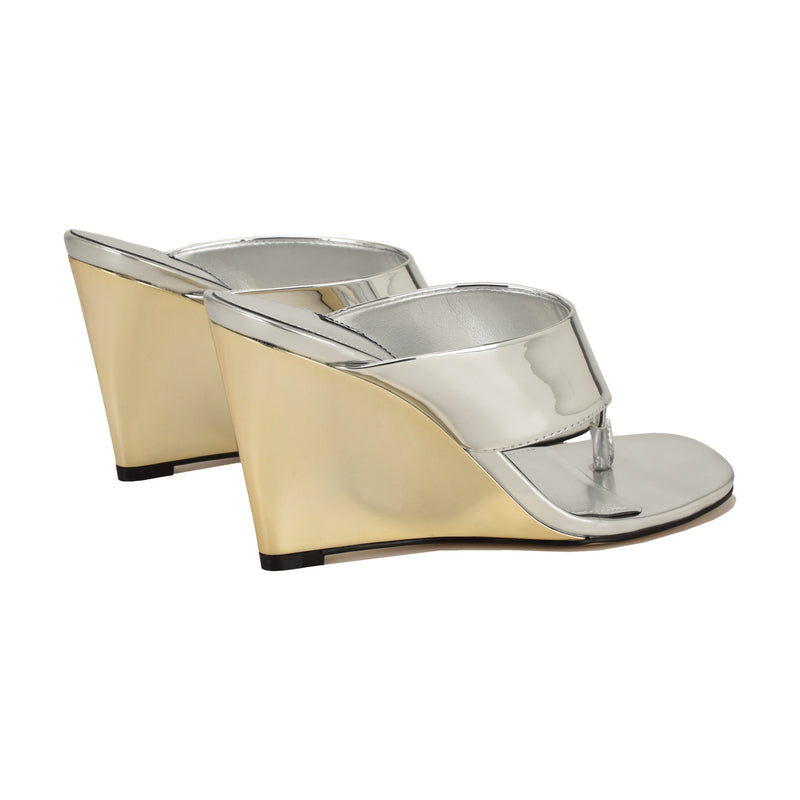 Presa Wedge Thong Sandals