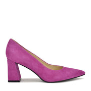 Monda Leather Block Heel Pumps