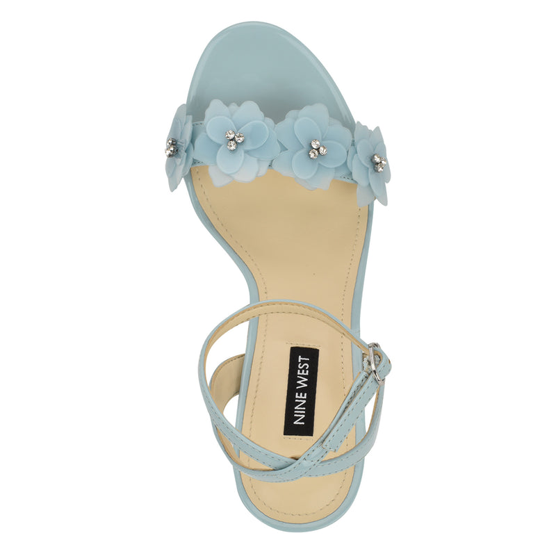 Lovely Flower Platform Sandals