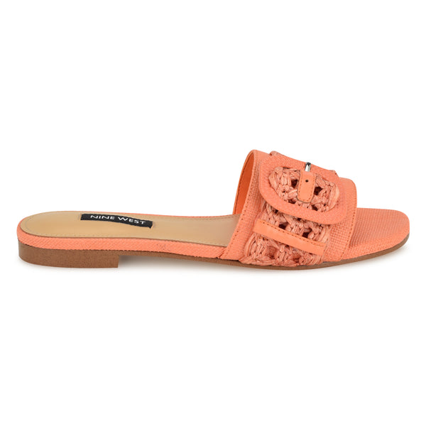 Nine west orange sandals on sale