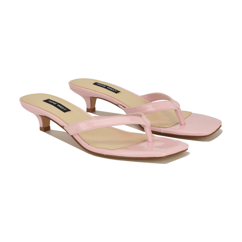 Cassa Thong Kitten Heel Sandals