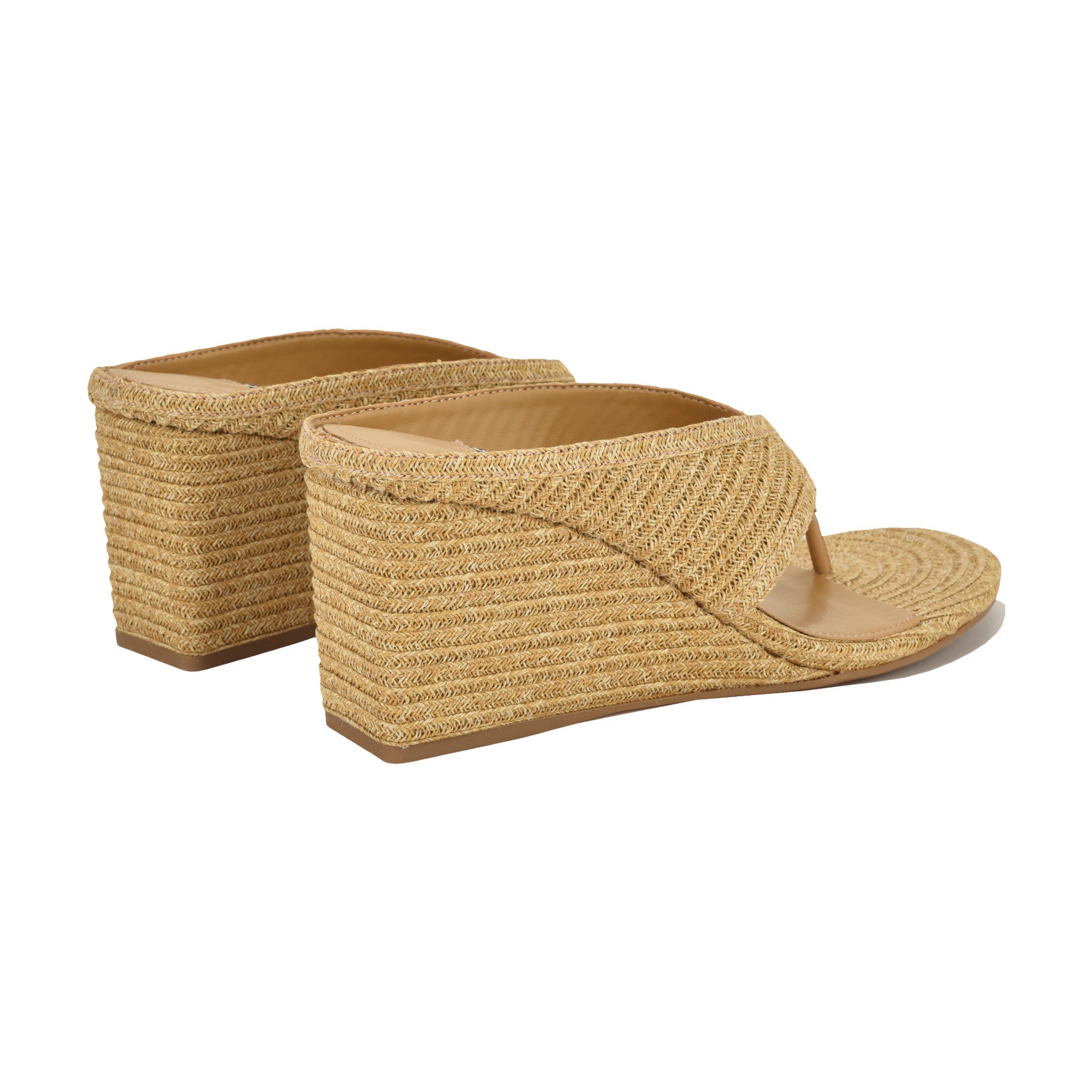 Jadde Thong Wedge Sandals