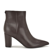 Lorela 9X9 Block Heel Leather Booties