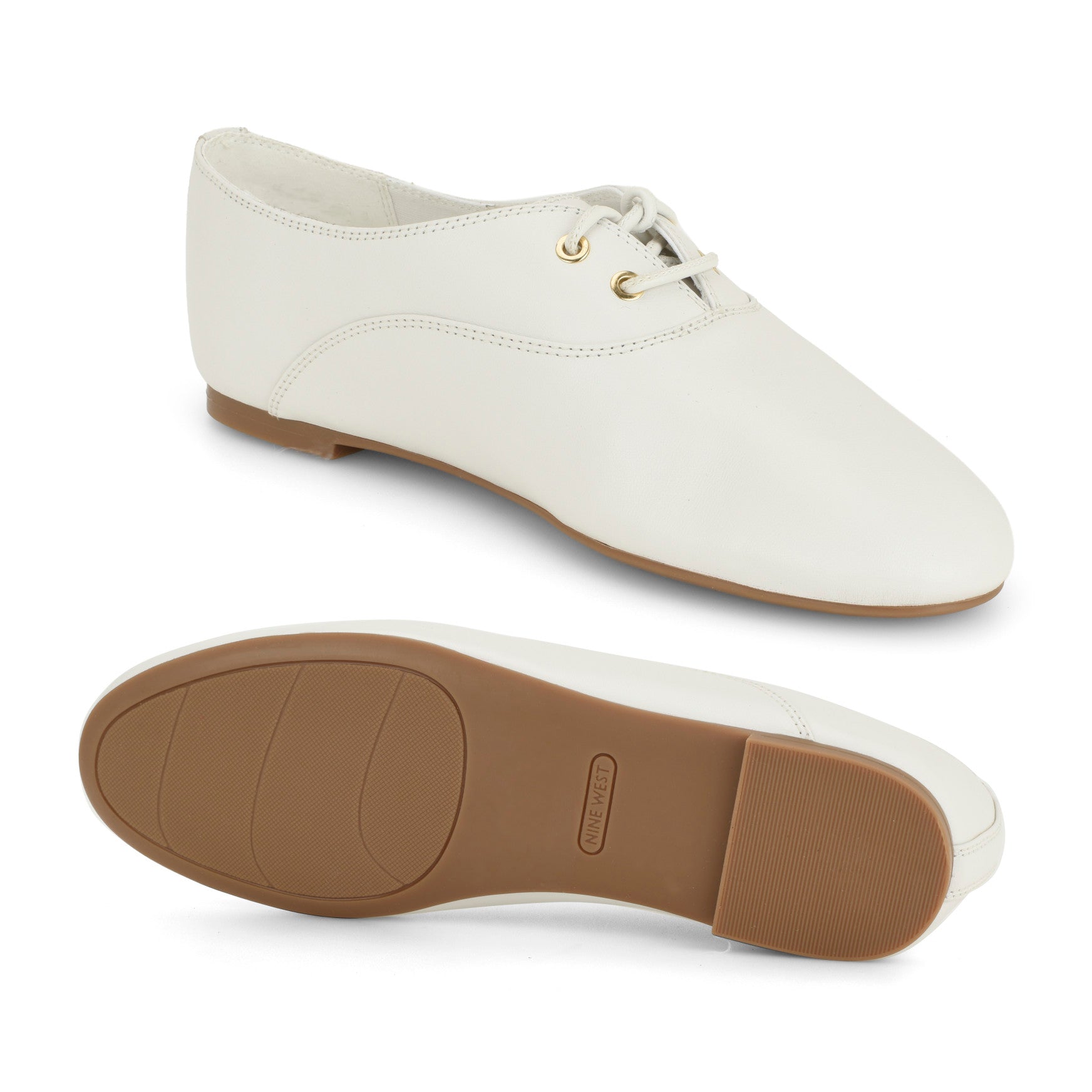Jazzy Leather Oxford Flats