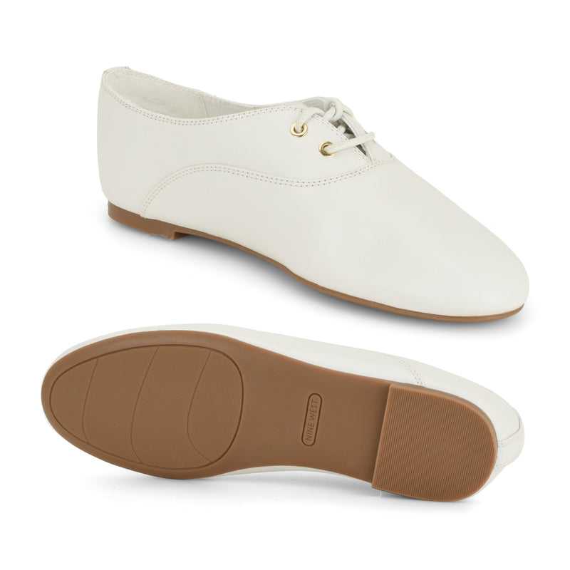 Jazzy Leather Oxford Flats