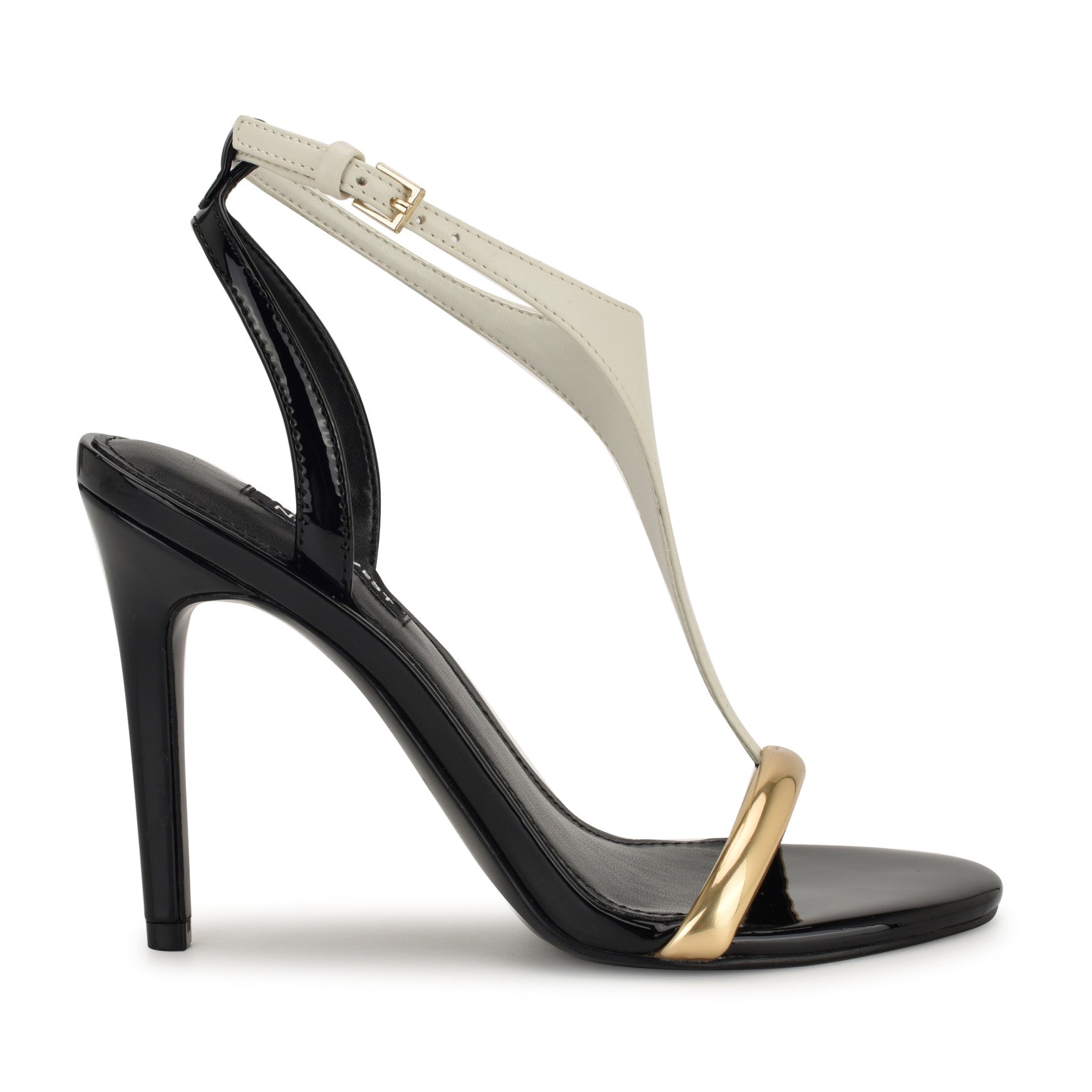 Nine West Women's Mandey Ankle Strap Sandal - Black