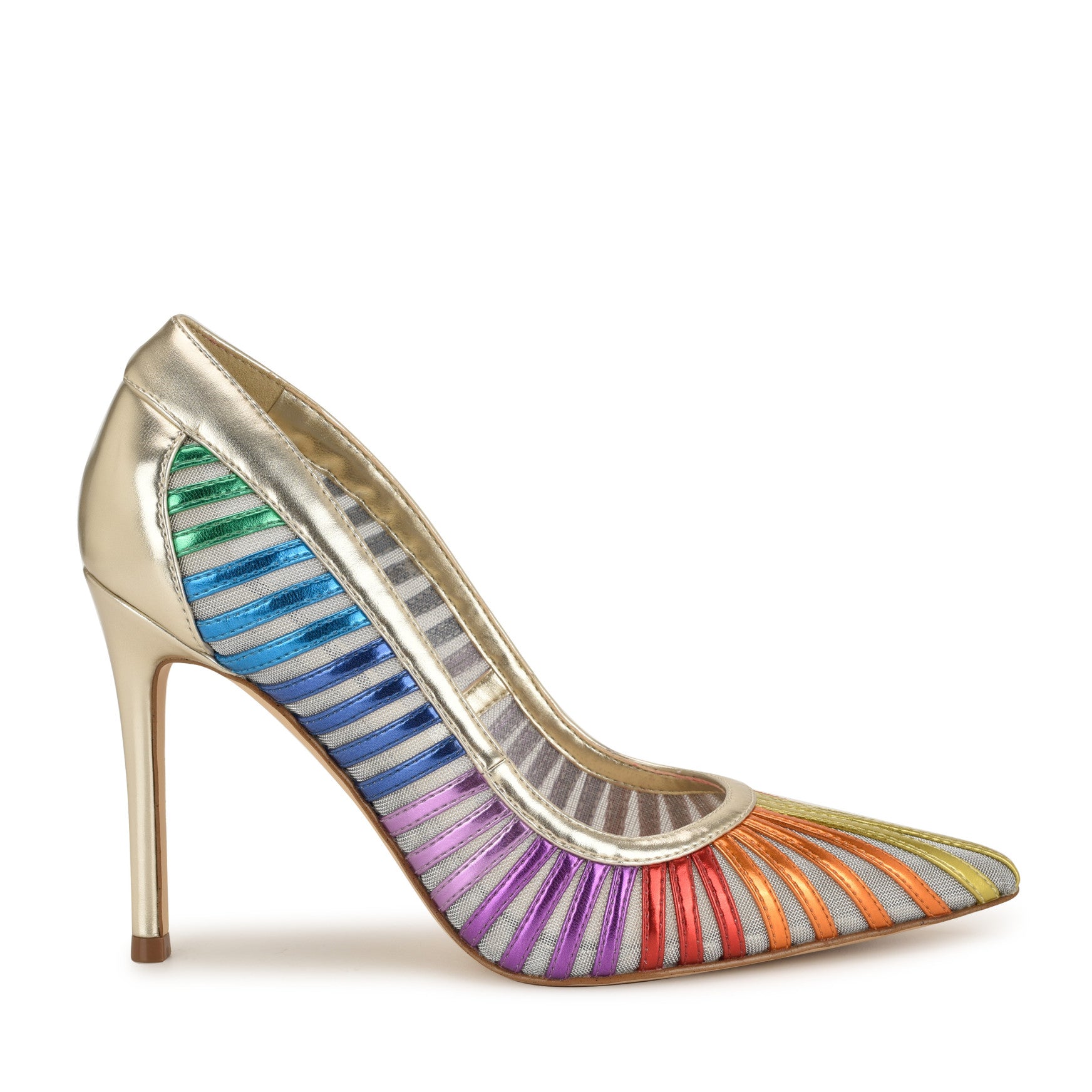 Décolleté Nine West Freds Donna - Tacco A Spillo 10 Cm, Pelle Sintetica Verniciata, Punta Appuntita