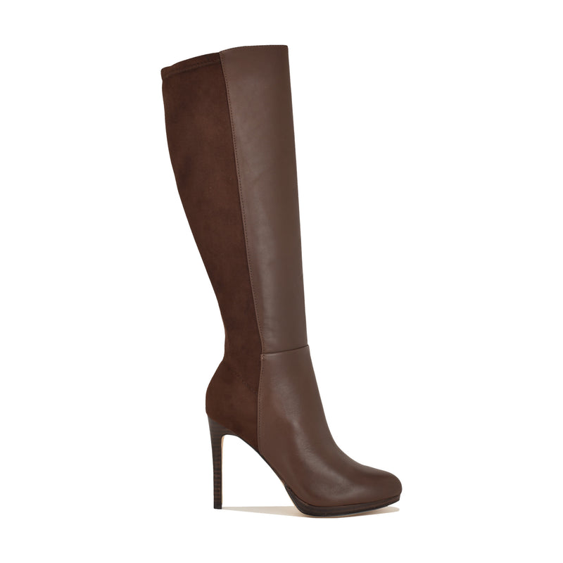 Quizme Platform Leather Boots