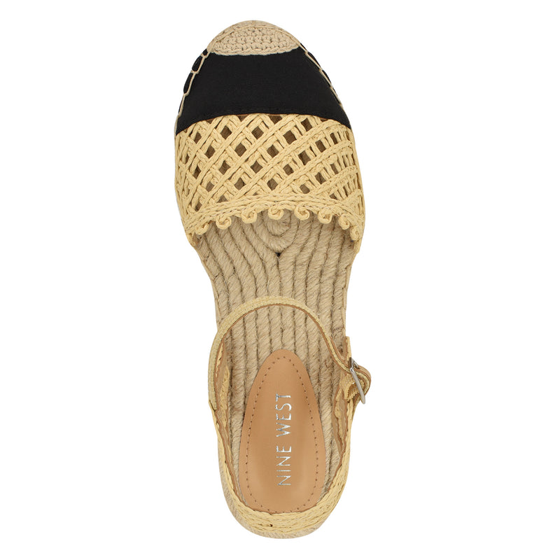 Darby Cap Toe Espadrille Flats