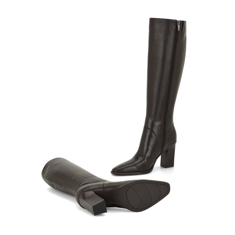 Zetta Leather Knee High Boots